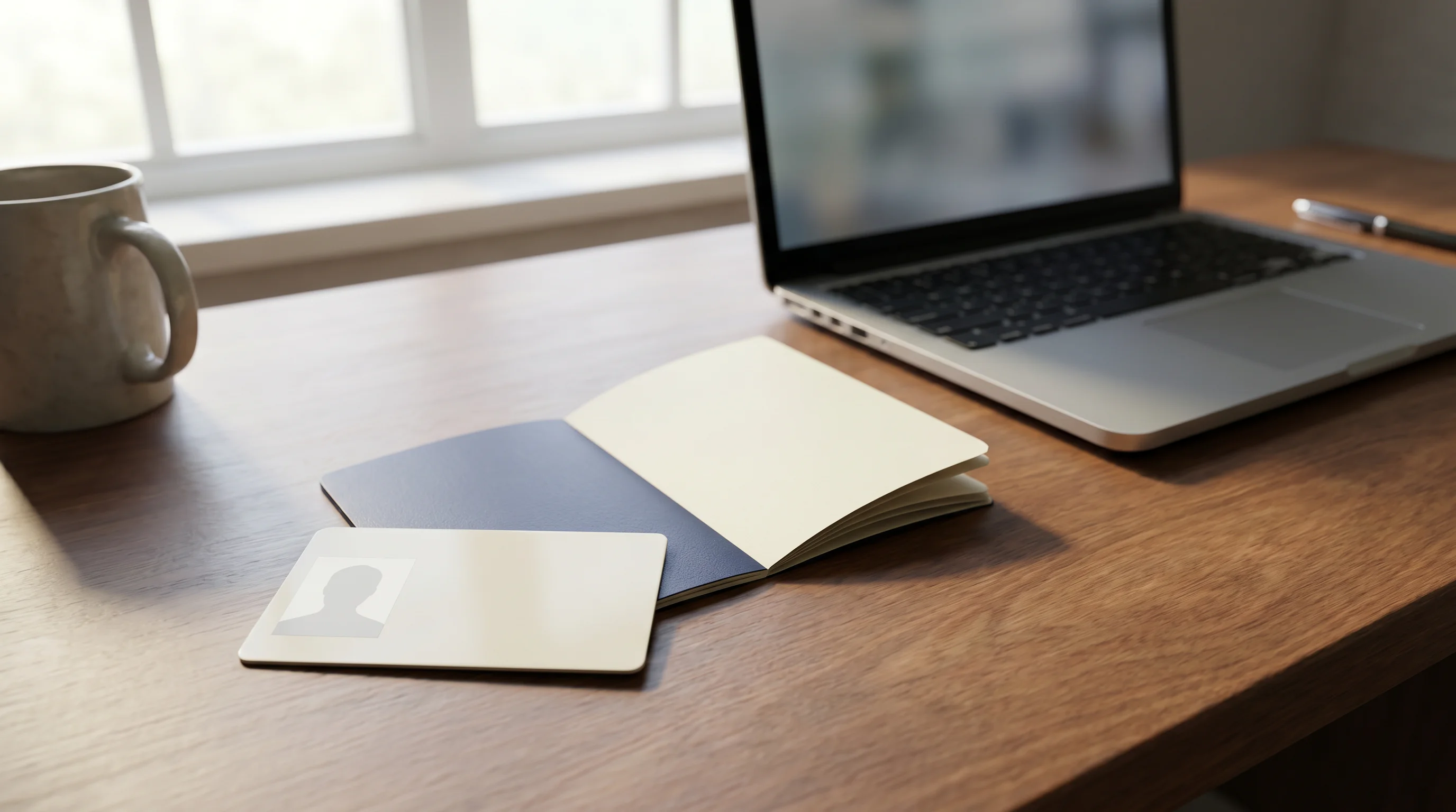 Identity documents laid out for verification, illustrating KYC and affordability checks