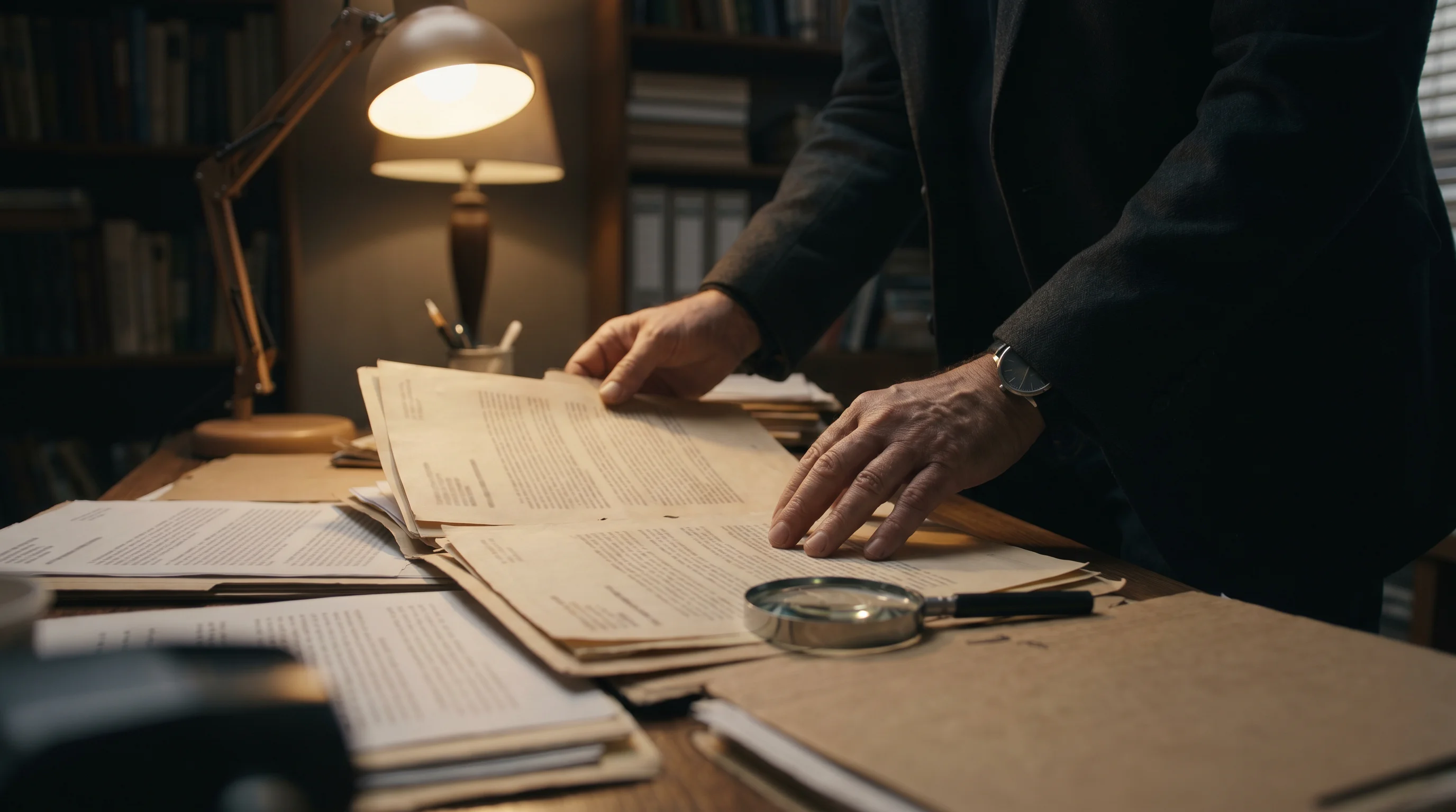 Integrity investigator reviewing match data before drawing any conclusion