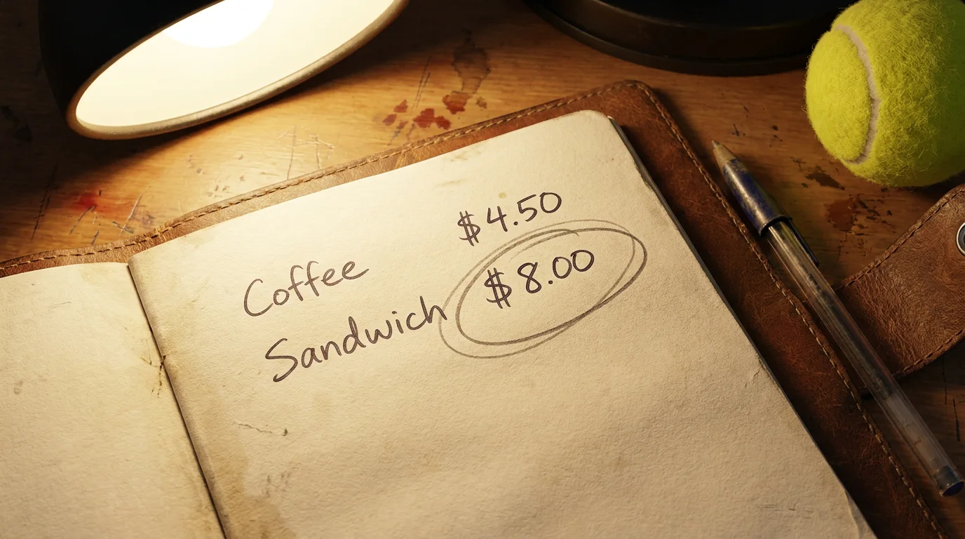 A notebook noting which closing price to use as a benchmark, illustrating the CLV benchmark choice