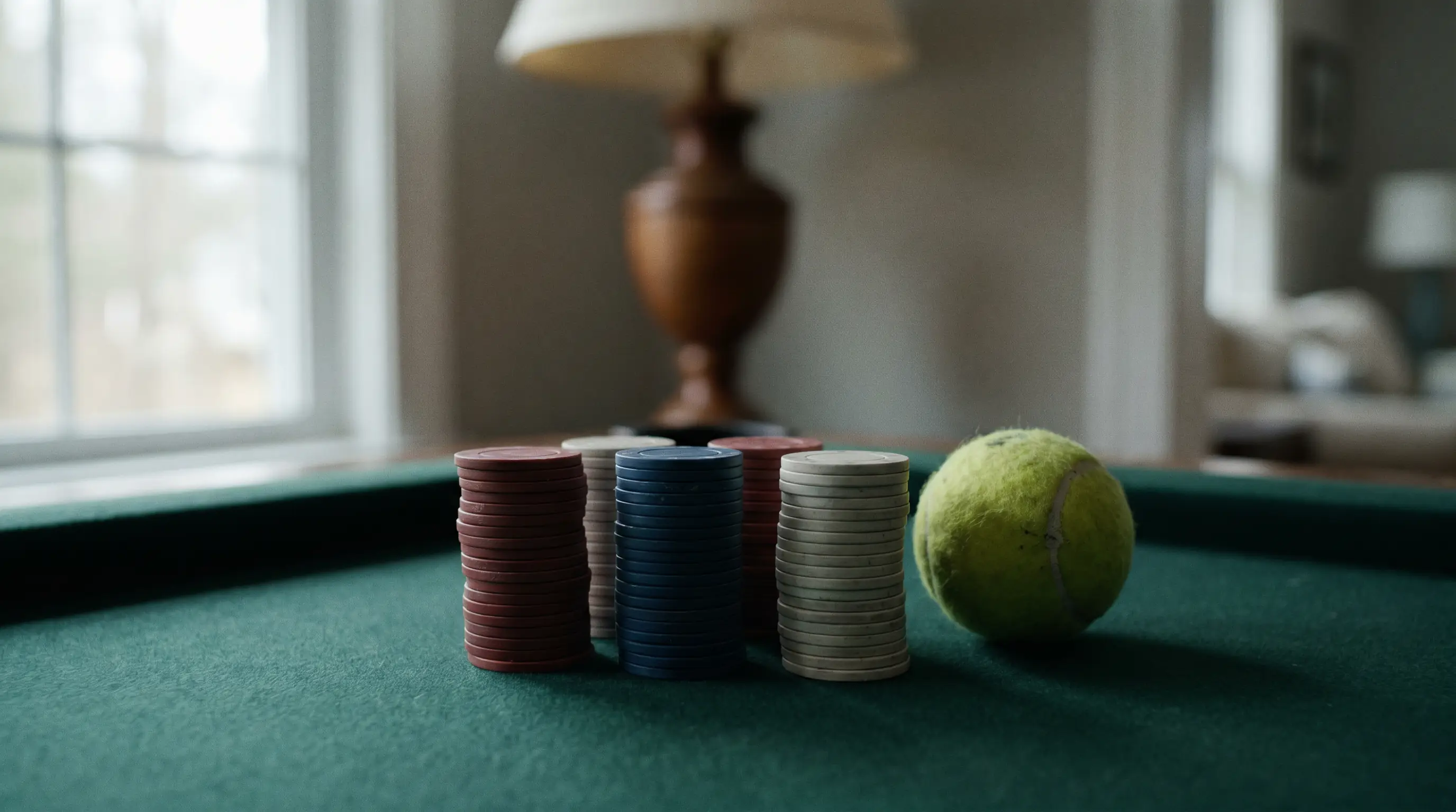 Smaller, steadier chip stacks, illustrating the safety of fractional Kelly staking