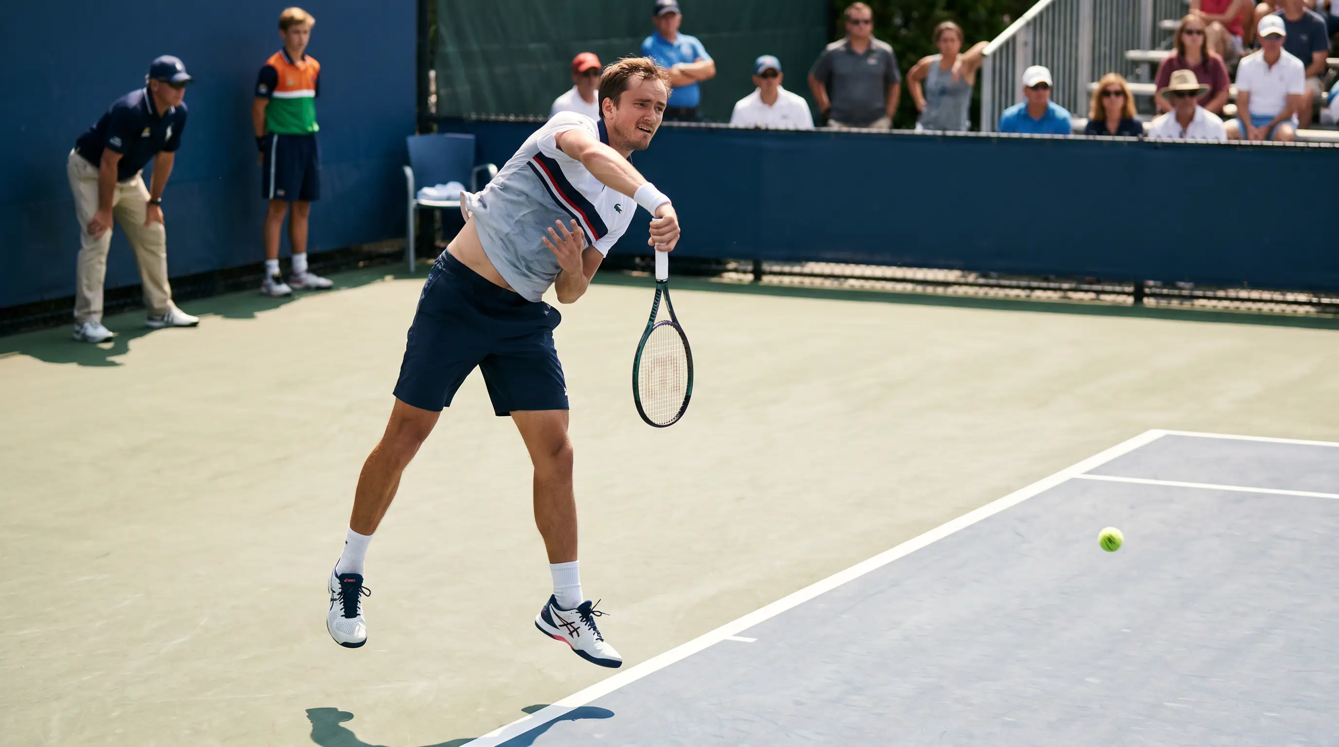 A big server holding comfortably, illustrating how serve dominance drives the games line