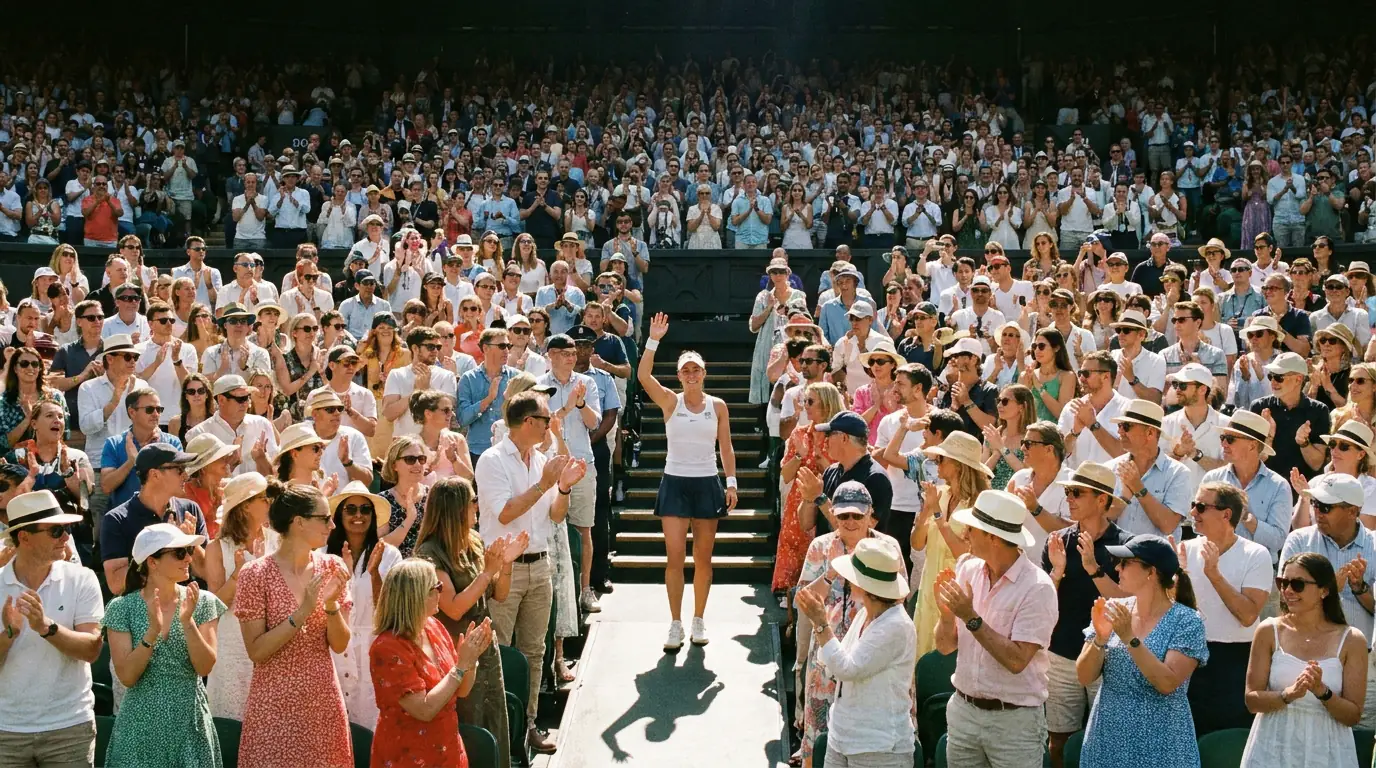 A crowd cheering a famous player, illustrating name bias overriding price discipline