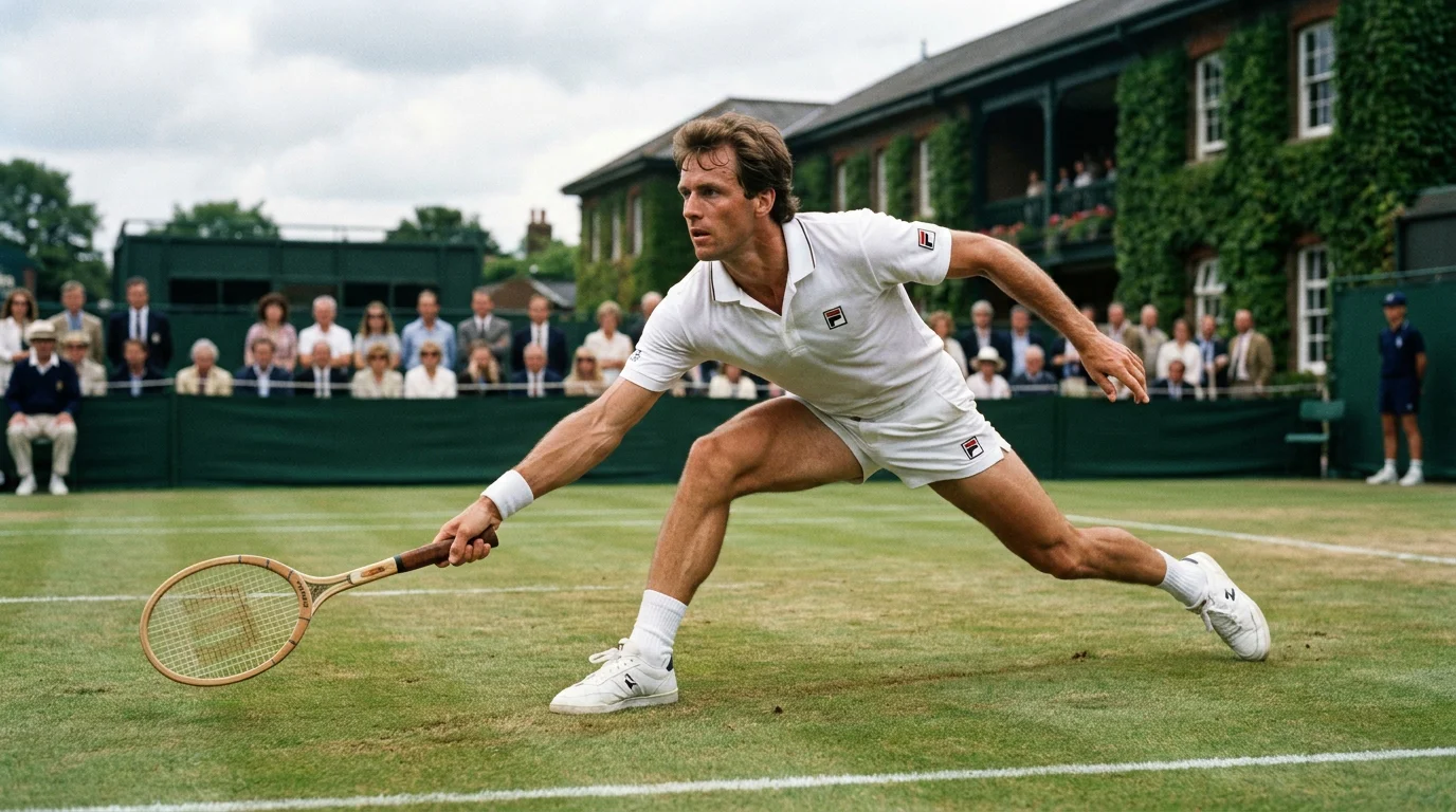 Net player volleying against a baseliner, illustrating serve-and-volley and style match-ups in tennis betting